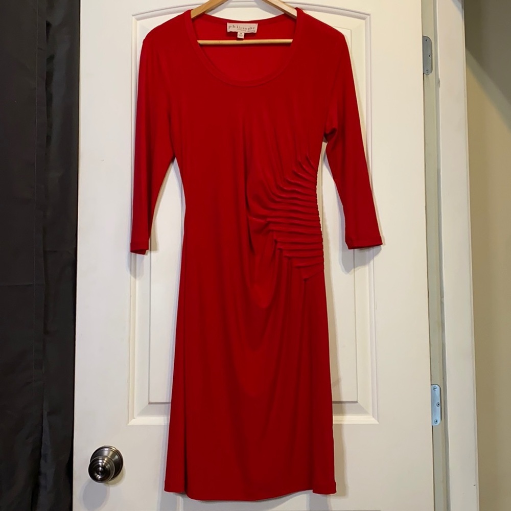 Philosophy Republic Dresses Red Formal Dress